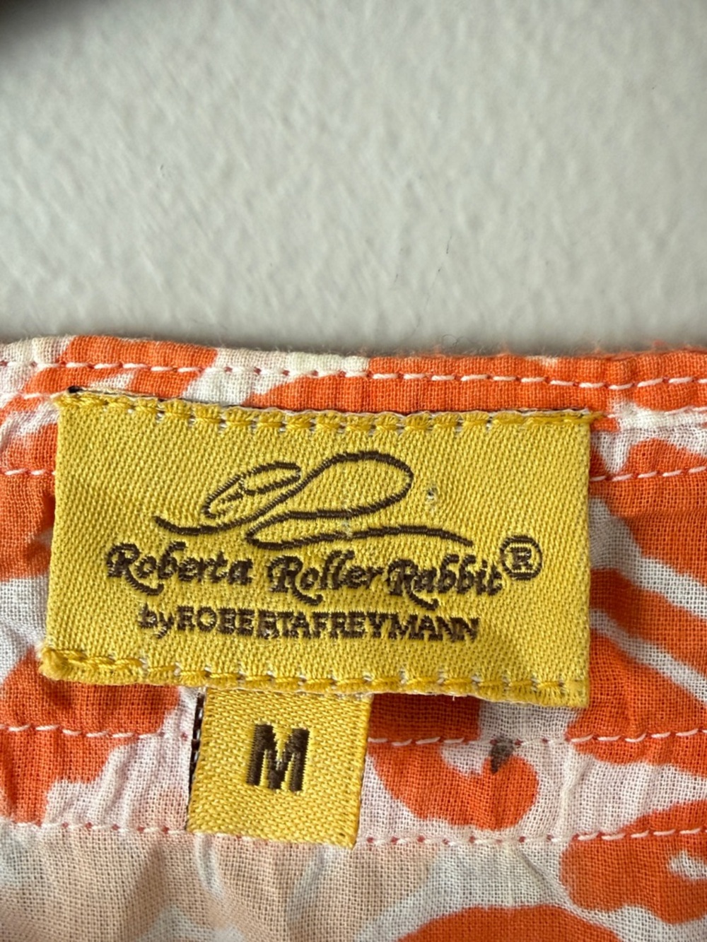 Roberta Roller Rabbit maxi dress coverup M - Picture 4 of 9